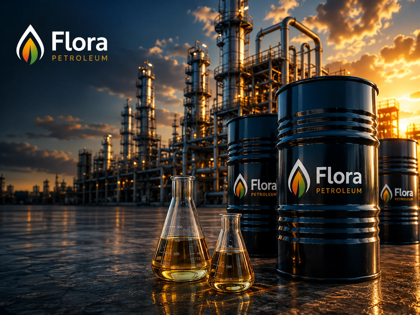FloraPetroleum premium Group I Base Oil SN150 and SN500