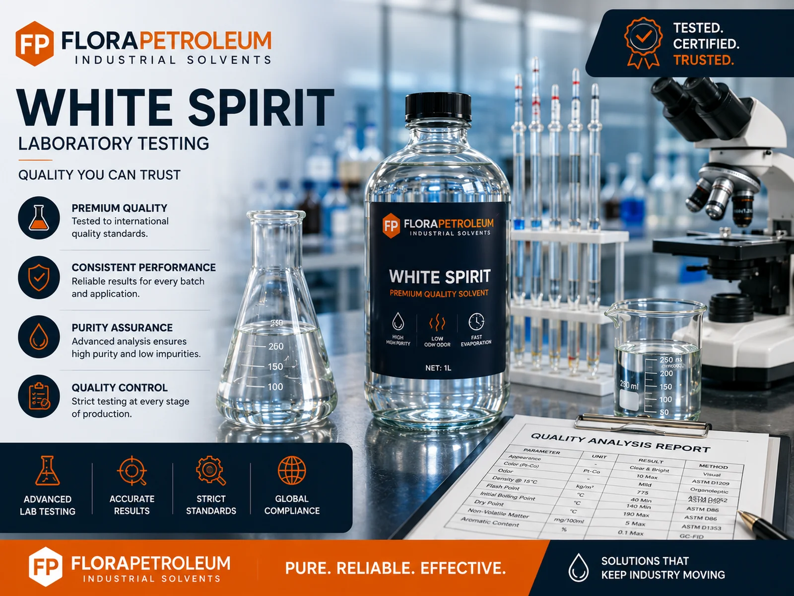 white spirit White Spirit laboratory testing