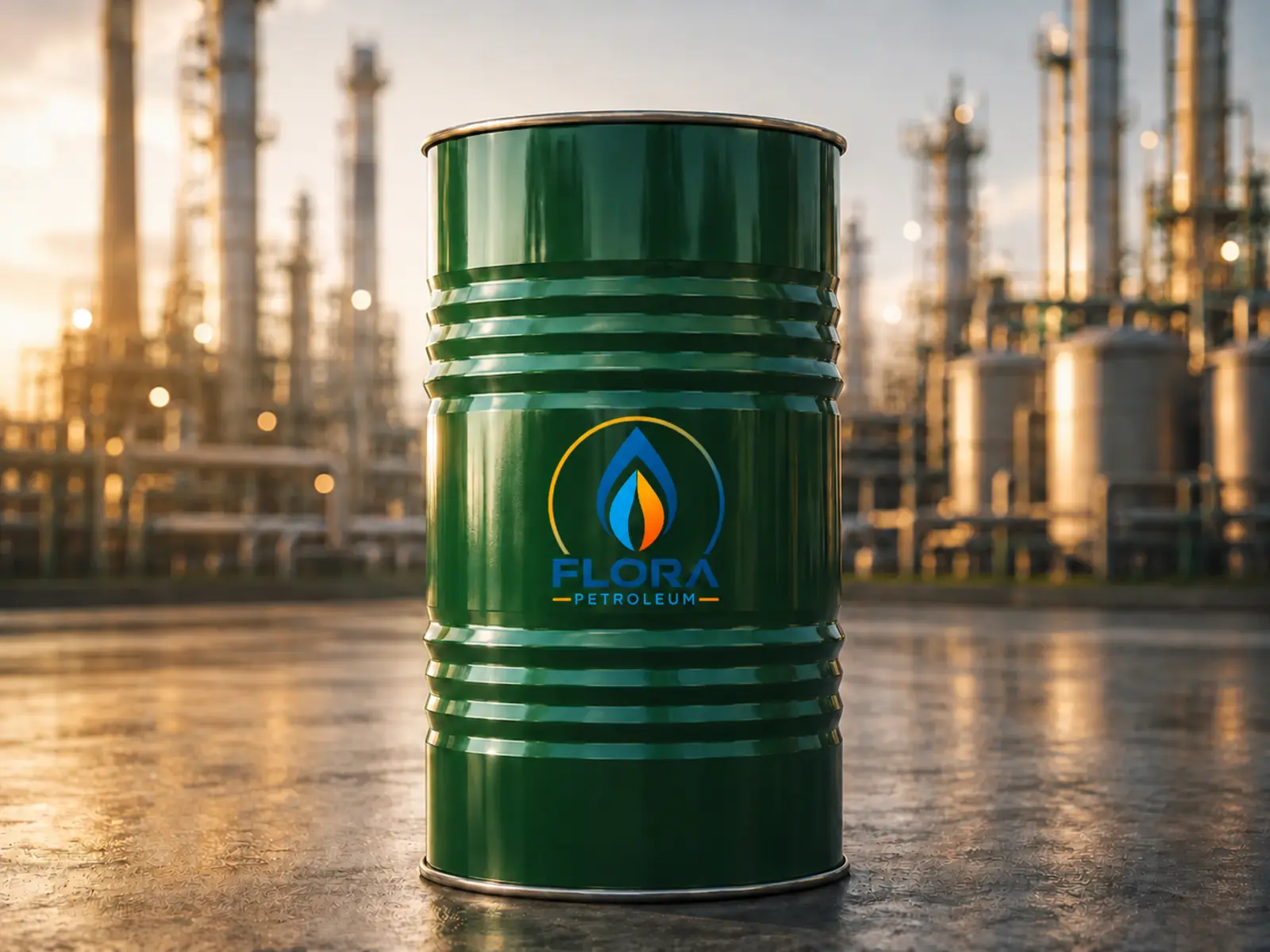 Base oil steel drum packaging