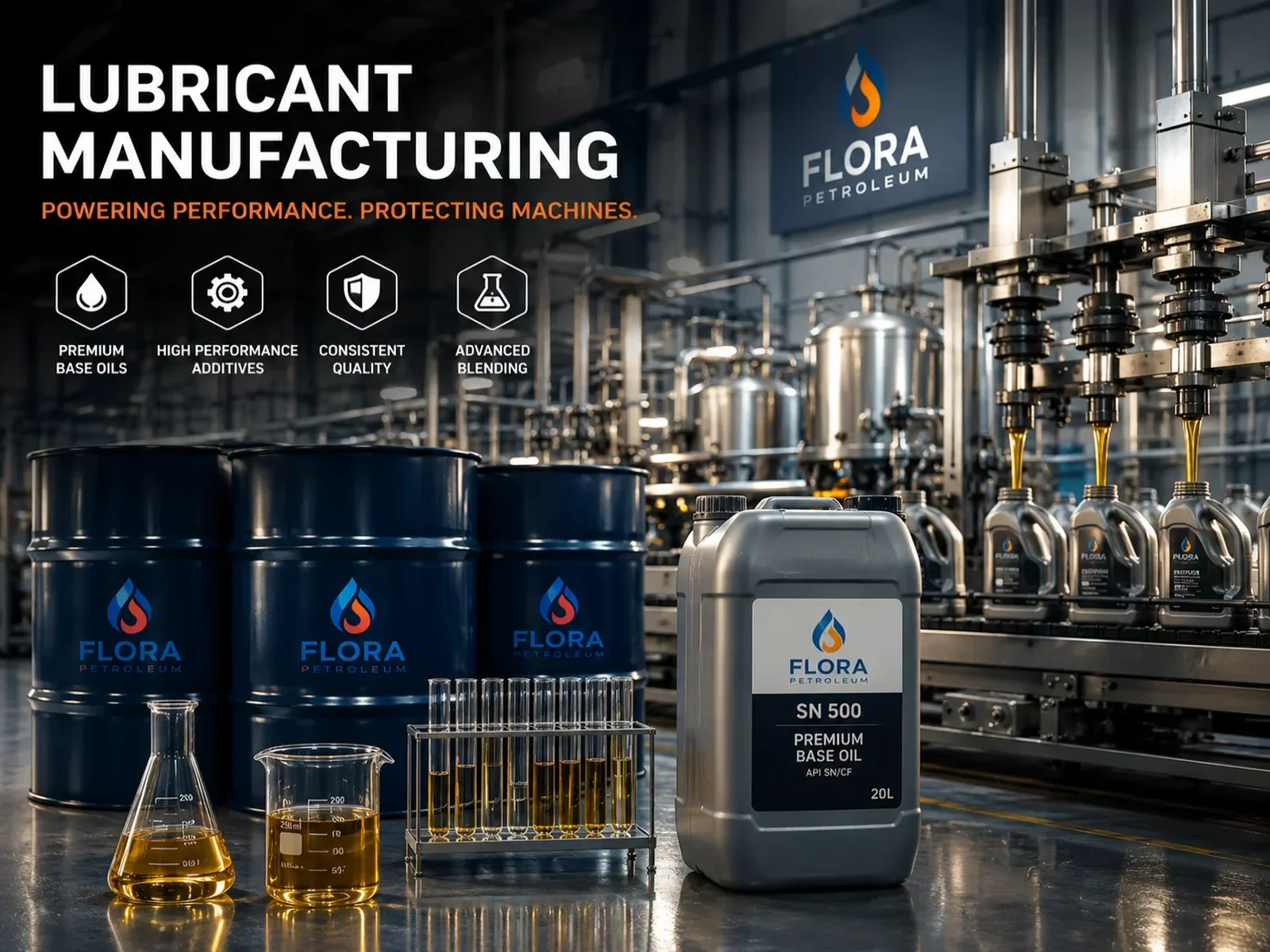 Lubricant manufacturing industry