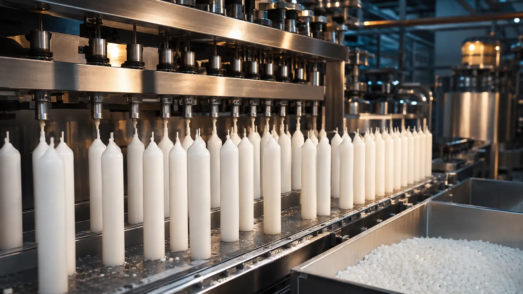 Paraffin Wax Industrial candle production with paraffin wax