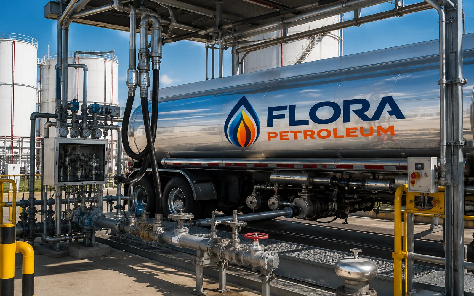 Jet A-1 Aviation Fuel FloraPetroleum Jet A-1 loading terminal