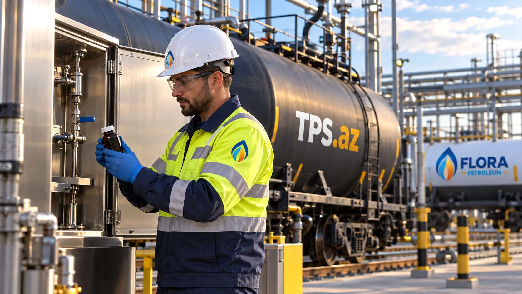 Diesel Shipments from Azerbaijan to Central Asia | K5, K4, K3 Field sampling and traceability — AI-generated representative image
