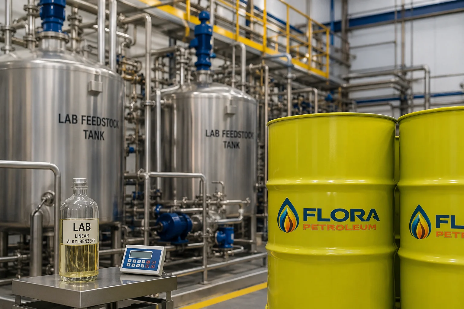 Linear Alkylbenzene feedstock for detergent surfactant production